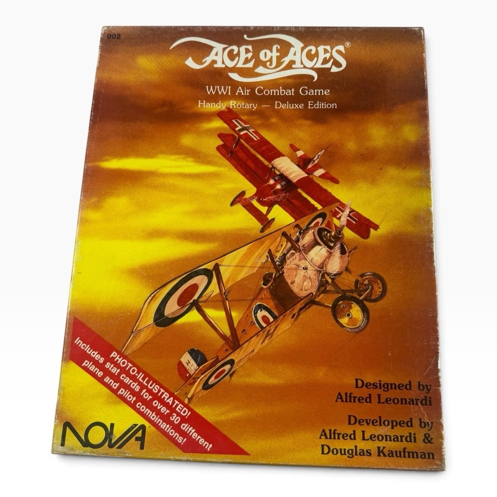 Ace of Aces WWI Air Combat Game Handy Rotary Deluxe Edition Nova Game Designs